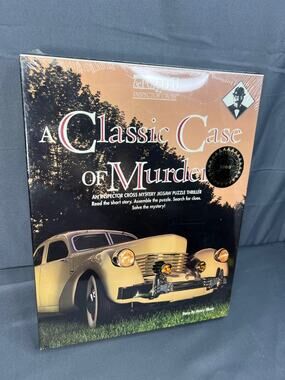 A Classic Case of Murder Be Puzzled An Inspector Cross Mystery Jigsaw Puzzle NIP